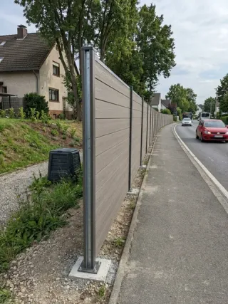 Lärmschutzzaun in Hannover - fachgerechte Ausführung vor Ort